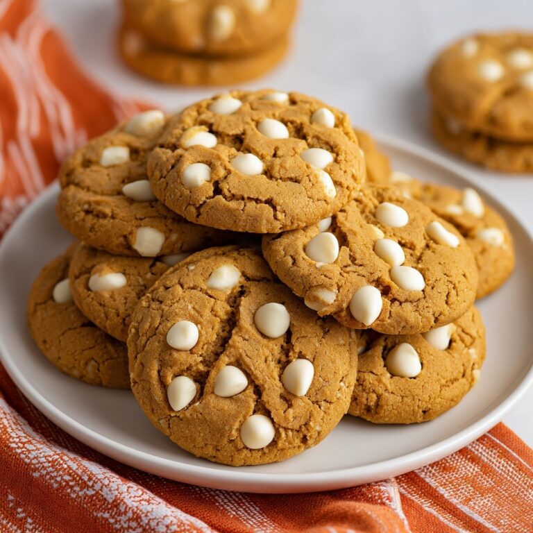 Pumpkin White Chocolate Chip Cookies Recipe