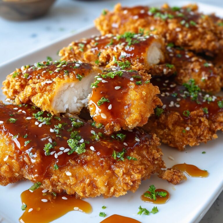 Baked Crunchy Hot Honey Chicken Recipe