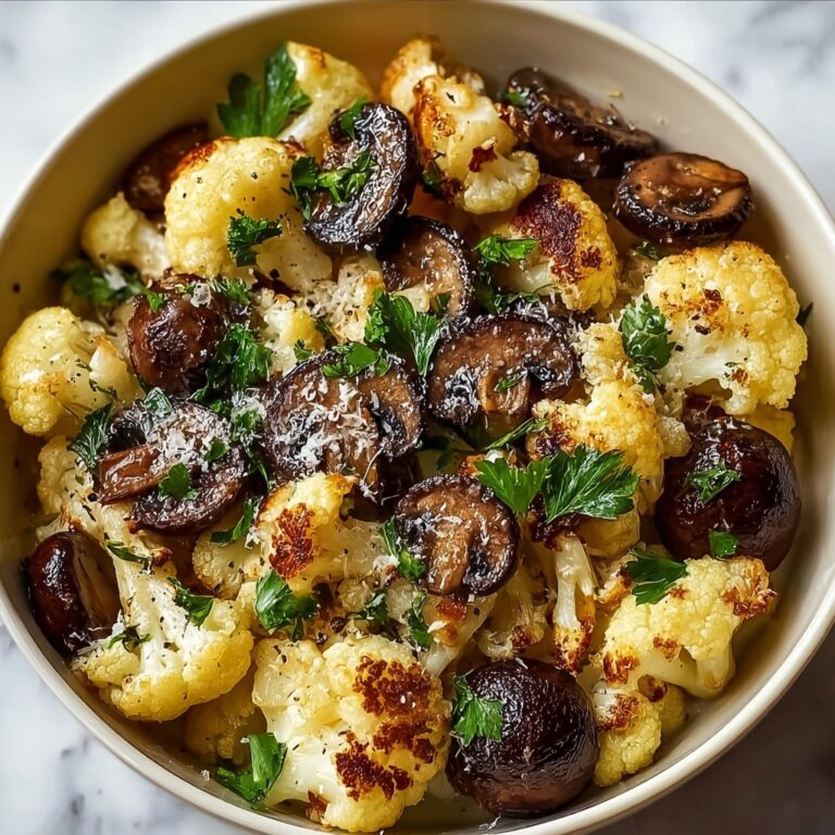 Garlic Cauliflower Mushroom Skillet: Easy One-Pan Recipe