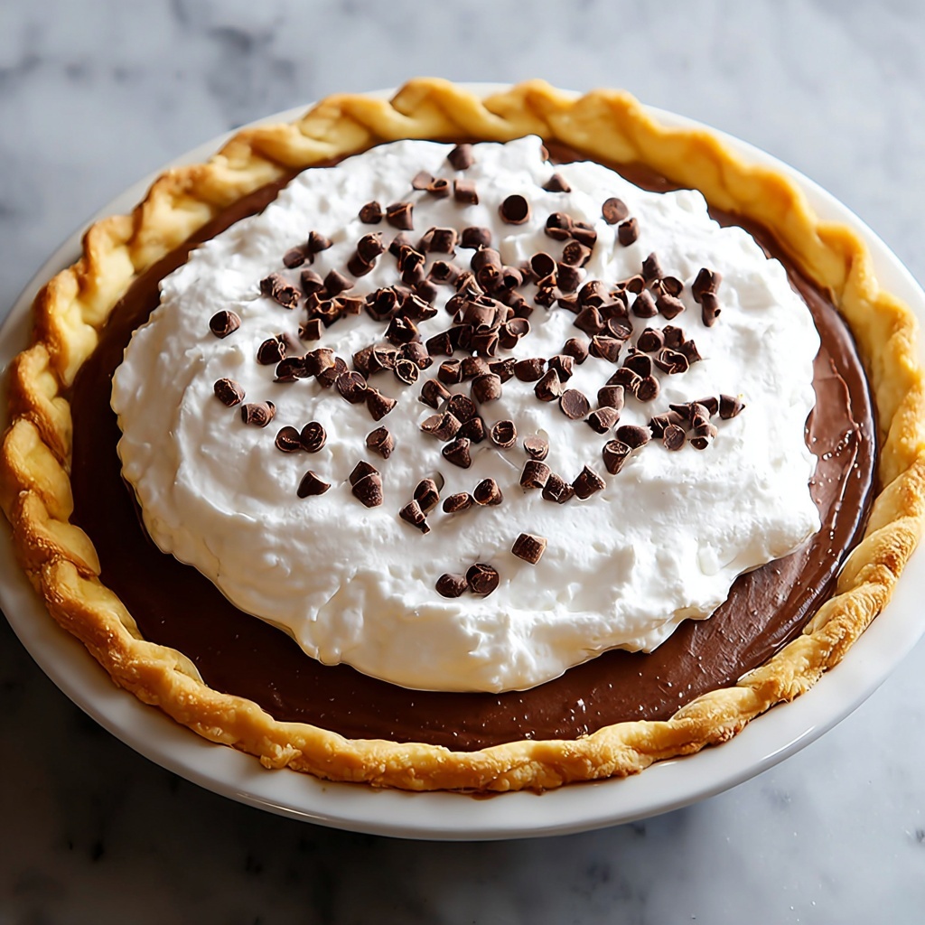 Easy Chocolate Cream Pie Recipe - Recipe Image