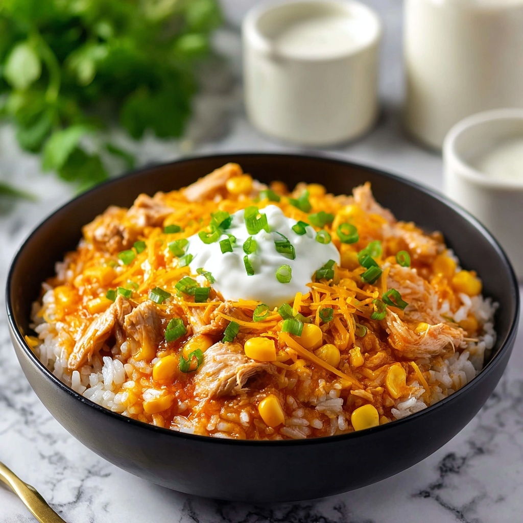 Slow Cooker Fiesta Chicken and Rice Recipe - Recipe Image