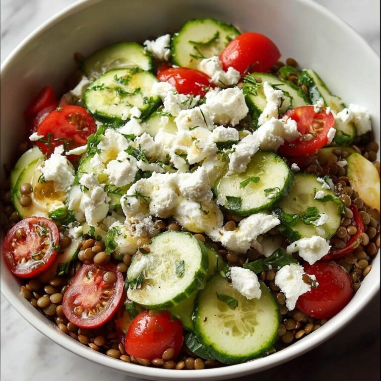 Greek Lentil Salad with Feta Recipe