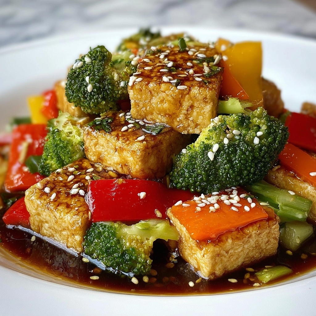 Delicious Teriyaki Tofu Stir-Fry in 25 Minutes Recipe - Recipe Image