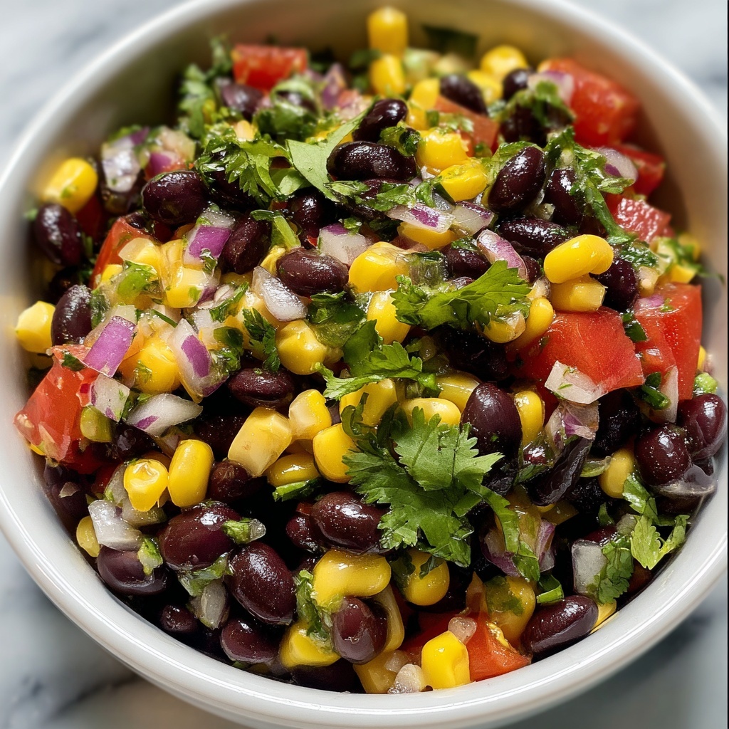 Black Bean Corn Cilantro Salad Recipe - Recipe Image