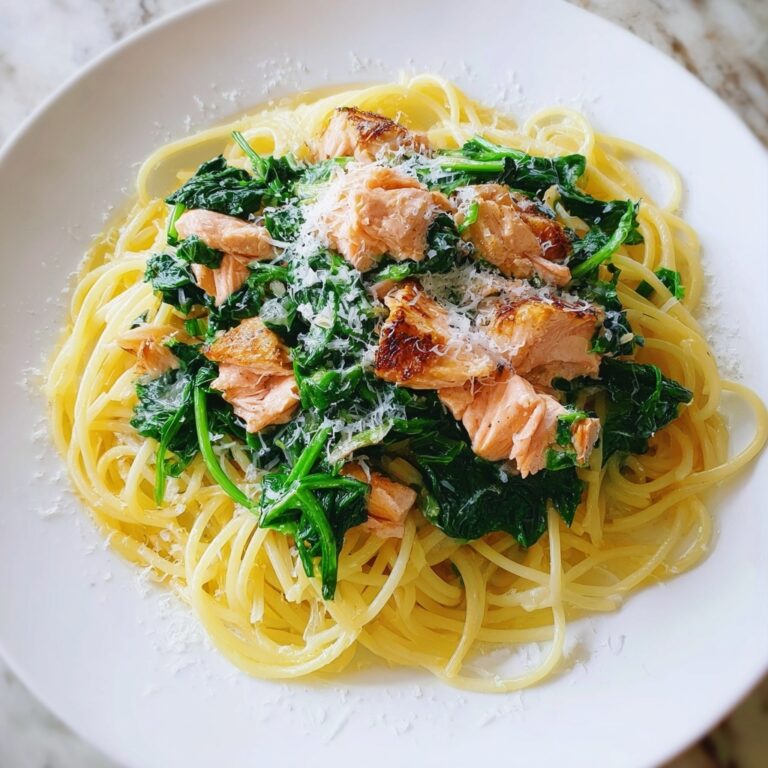 Salmon Spinach Pasta Dish: 5 Steps to a Delicious Dinner Recipe