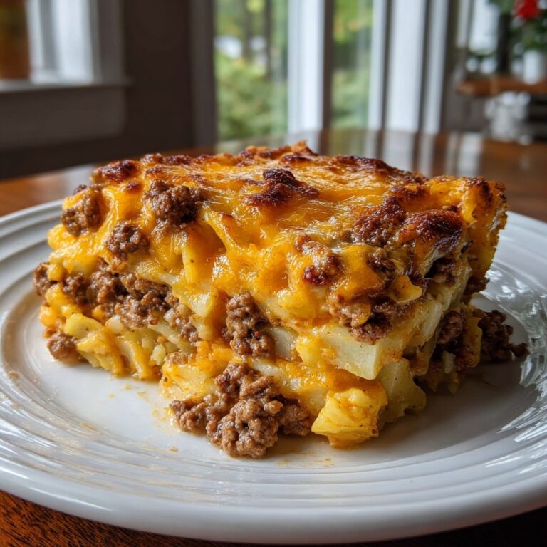 Cheeseburger French Fry Casserole Recipe: 5 Comforting Layers Recipe