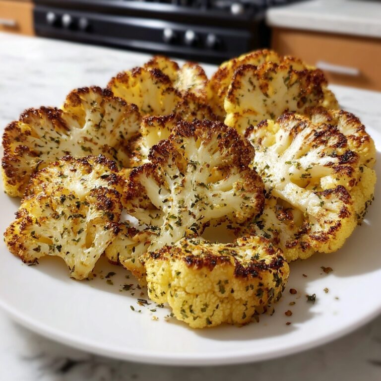 Crispy Baked Cauliflower Steaks Recipe
