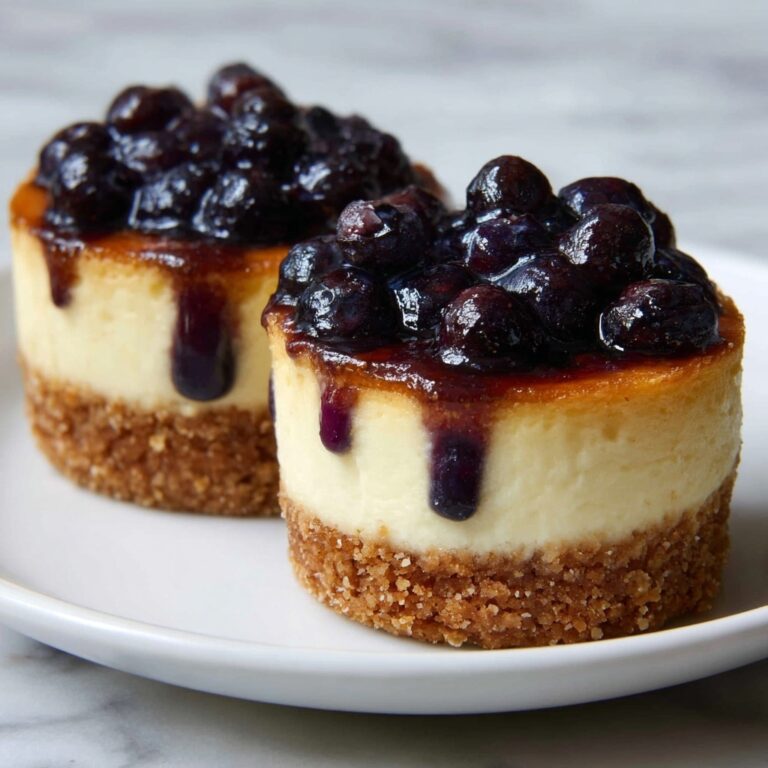 Mini Lemon Blueberry Cheesecakes Recipe