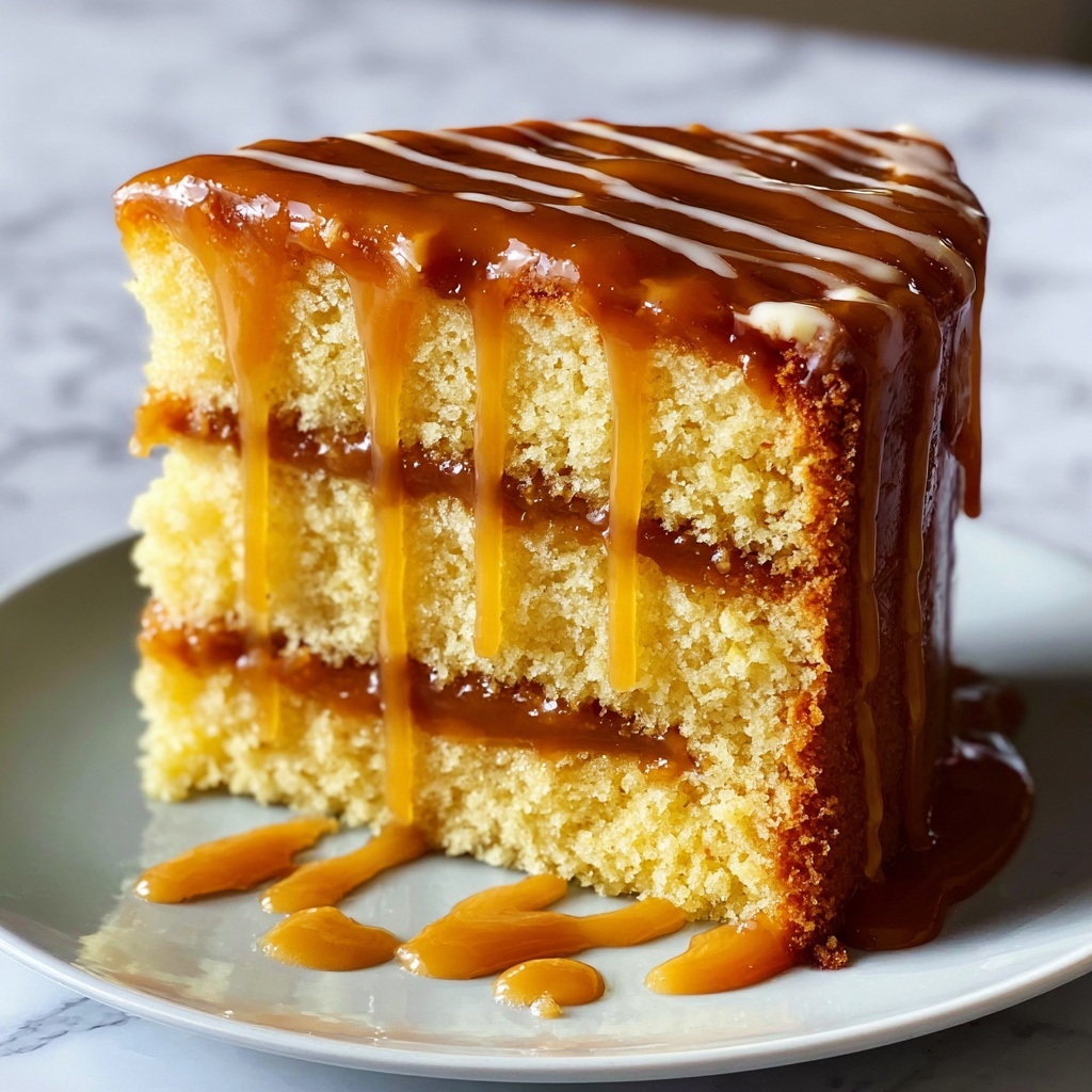 Salted Caramel Kentucky Butter Cake Recipe - Recipe Image