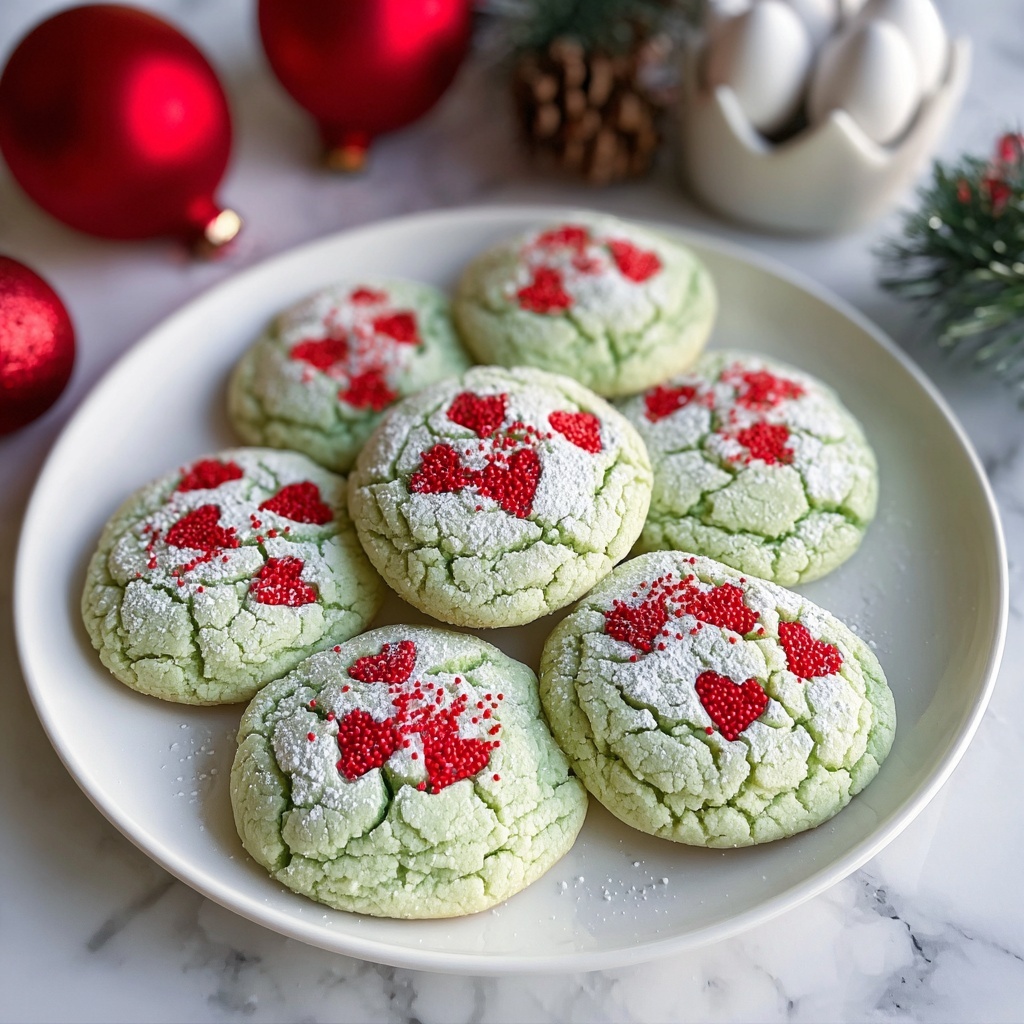 Grinch Cookies Recipe - Recipe Image