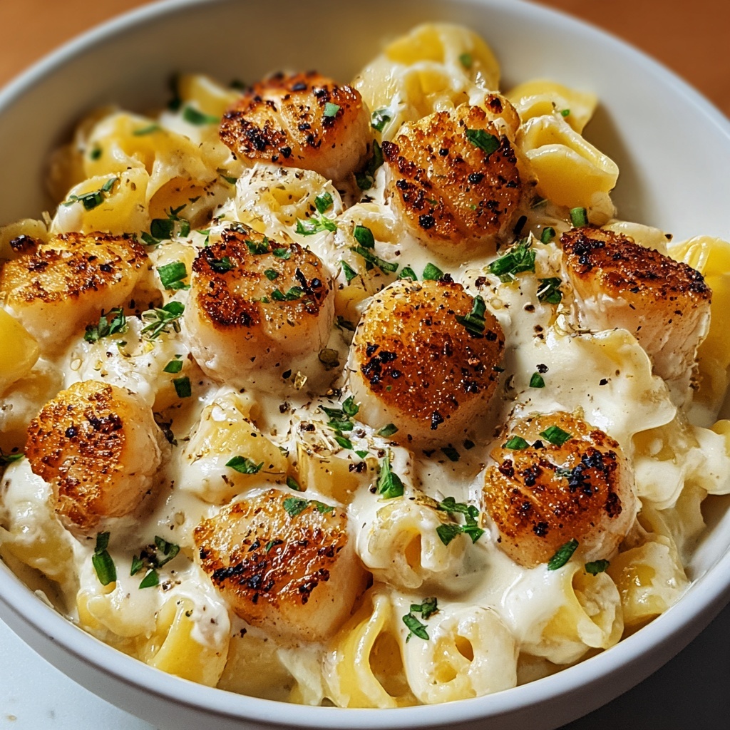 Cheesy Garlic Butter Chicken Bites with Creamy Parmesan Pasta Recipe - Recipe Image