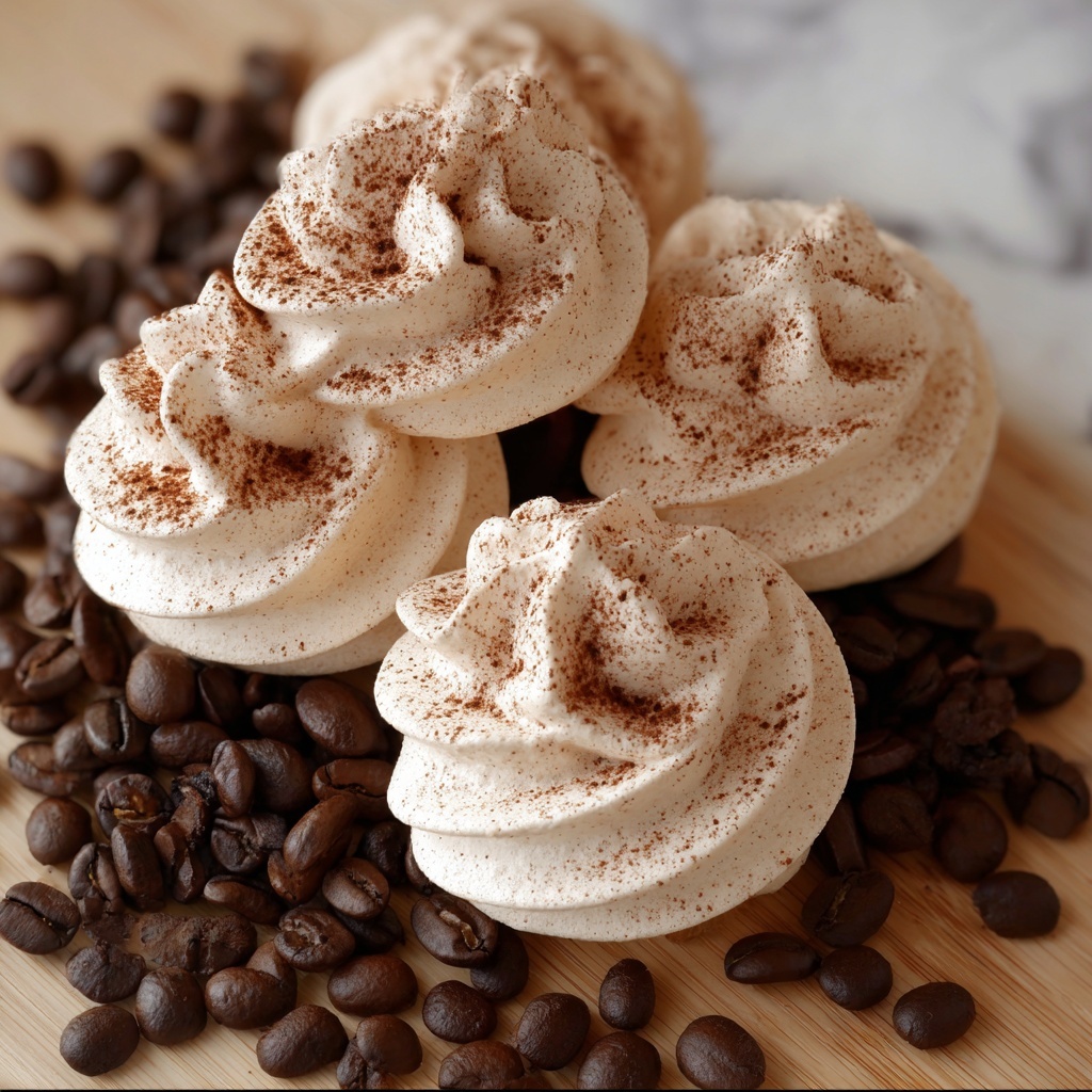 Espresso Meringue Cookies Recipe - Recipe Image