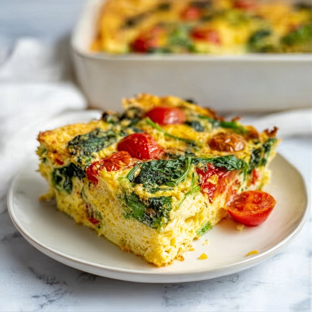 High Protein Veggie Bake with Cottage Cheese Recipe - Recipe Image