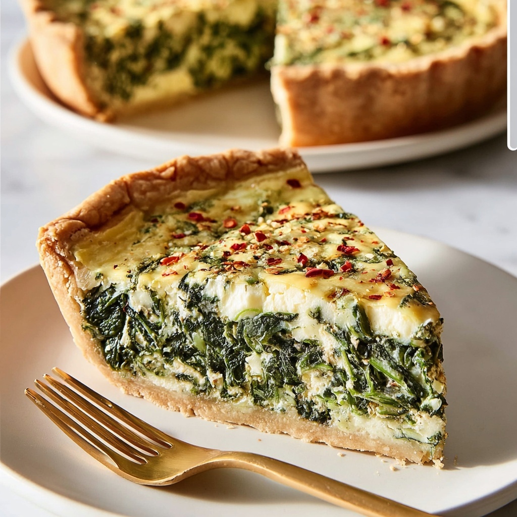 Spinach Artichoke Quiche Recipe - Recipe Image