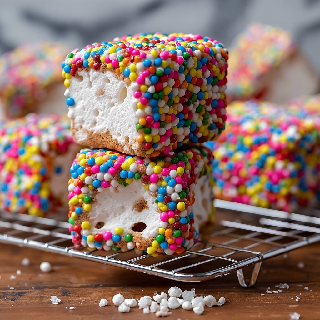 Fairy Bread Lamingtons Recipe - Recipe Image