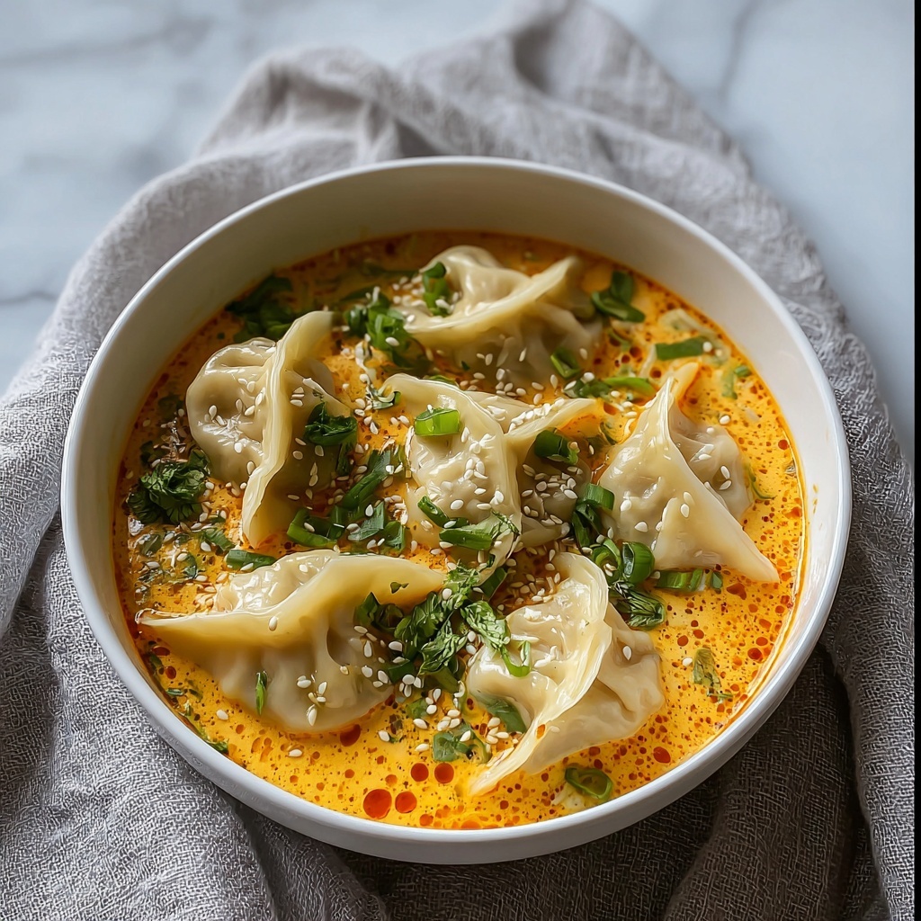 Curry Dumpling Soup: A Warm and Spicy Delight! Recipe - Recipe Image