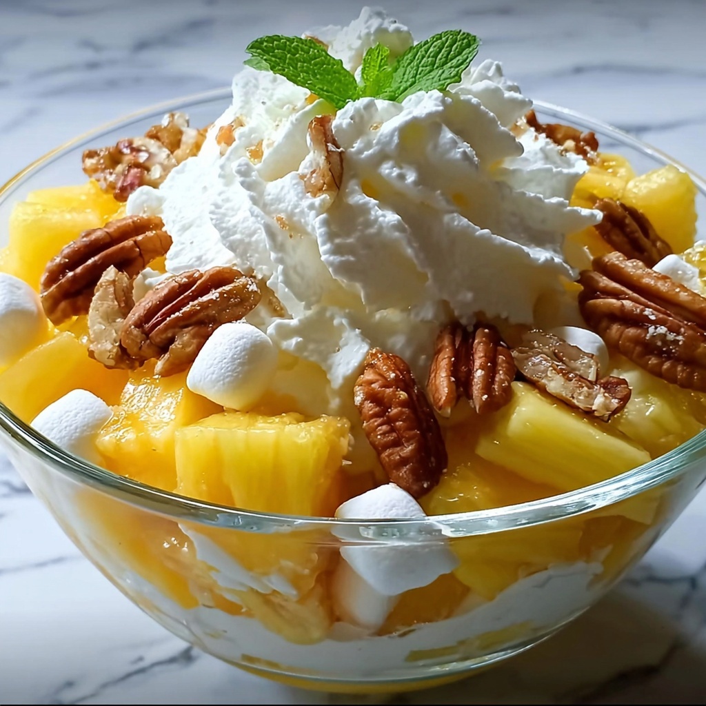 Millionaire Peach Salad Recipe - Recipe Image