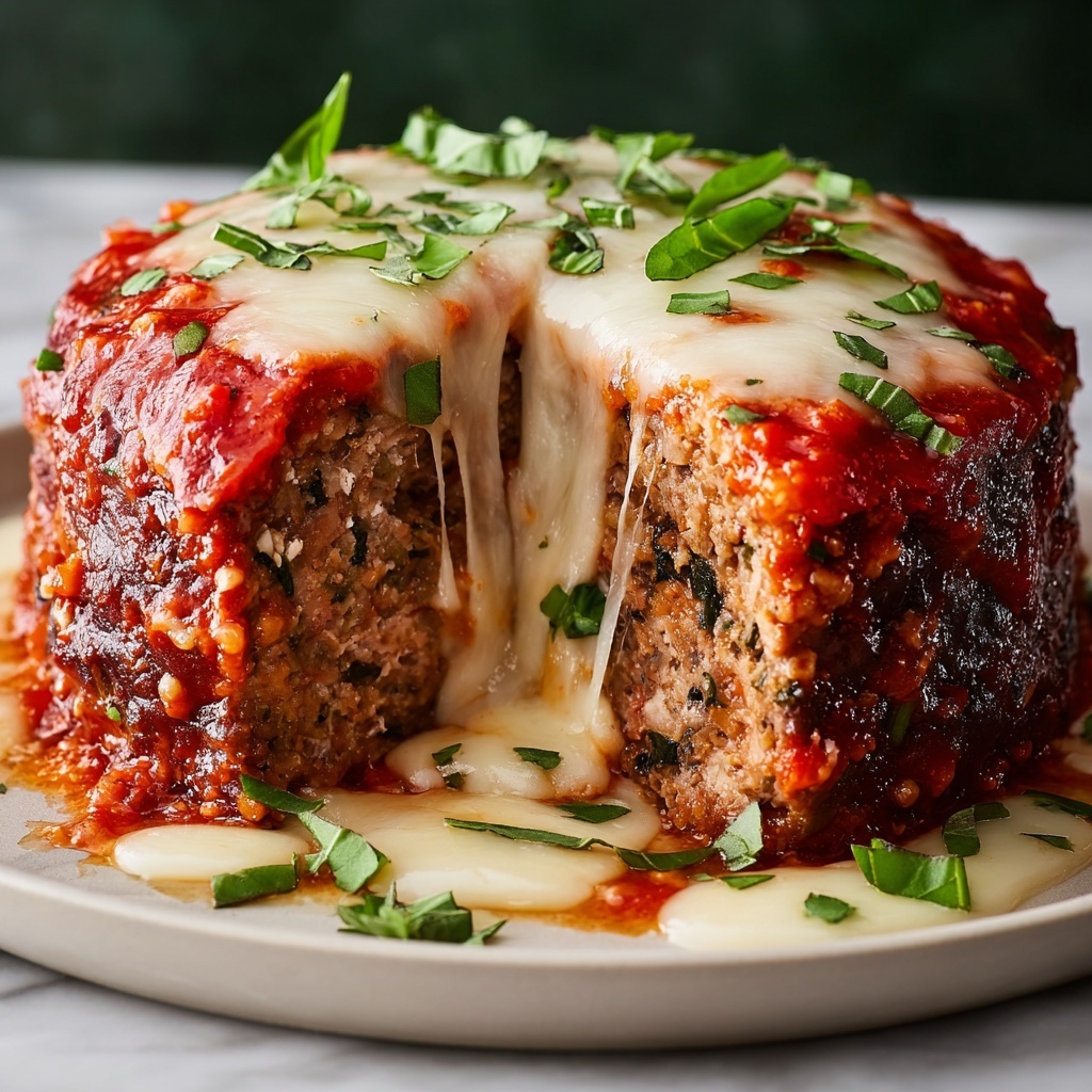 Stuffed Italian Meatloaf Recipe - Recipe Image