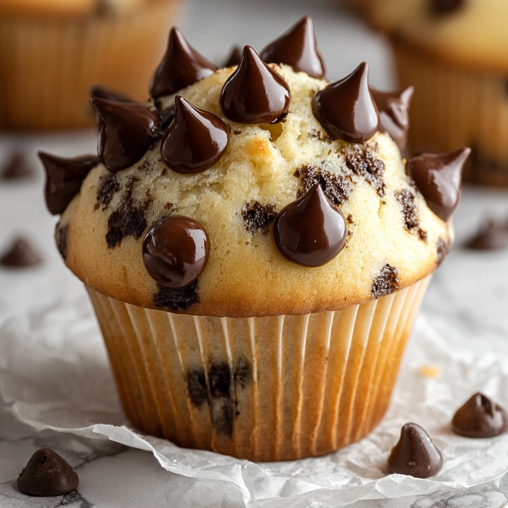 Bakery-Style Chocolate Chip Muffins Recipe - Recipe Image