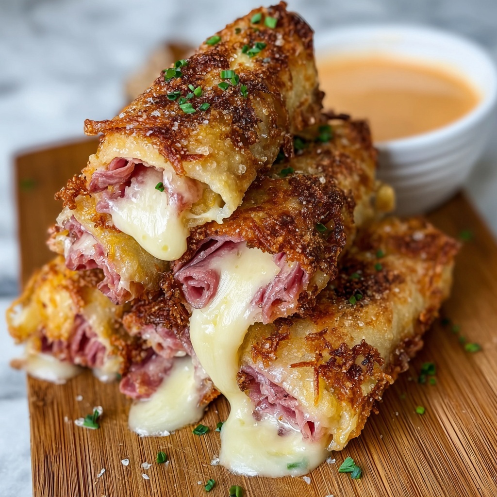 Keto Crispy Reuben Roll-Ups Recipe - Recipe Image