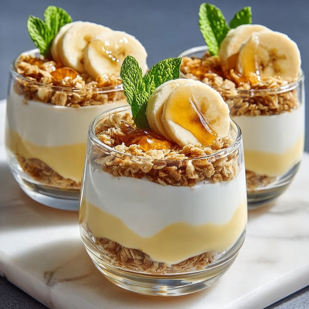 Healthy Banana Pudding with Greek Yogurt Recipe - Recipe Image