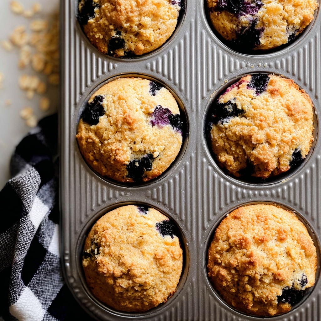 Blueberry Oatmeal Muffins Recipe - Recipe Image