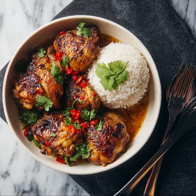 Homemade Braised Lemongrass-Chili Chicken Recipe