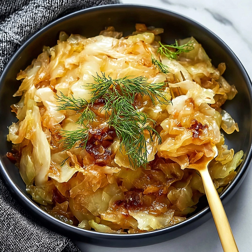 Mom's Braised Cabbage Recipe - Recipe Image