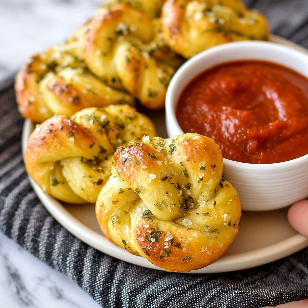 Garlic Parmesan Knots Recipe - Recipe Image