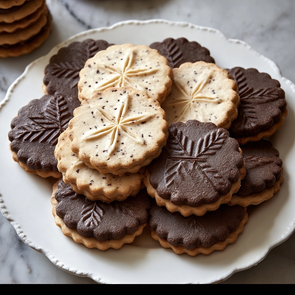 Espresso Shortbread Cookies Recipe - Recipe Image