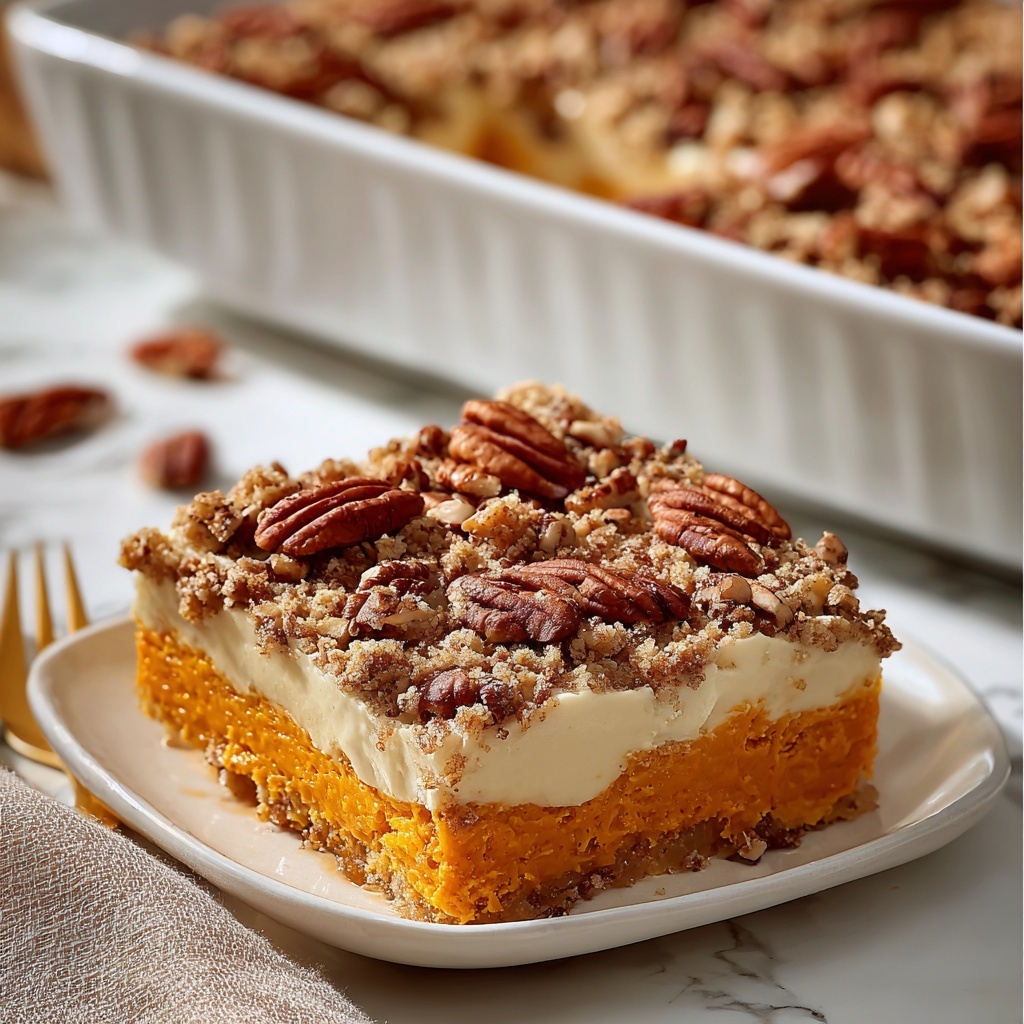 Sweet Potato Casserole with Pecan Topping Recipe - Recipe Image