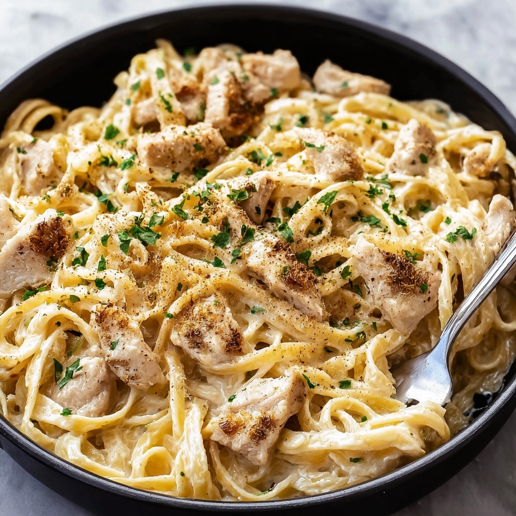 One Pot Cajun Chicken Alfredo Recipe - Recipe Image