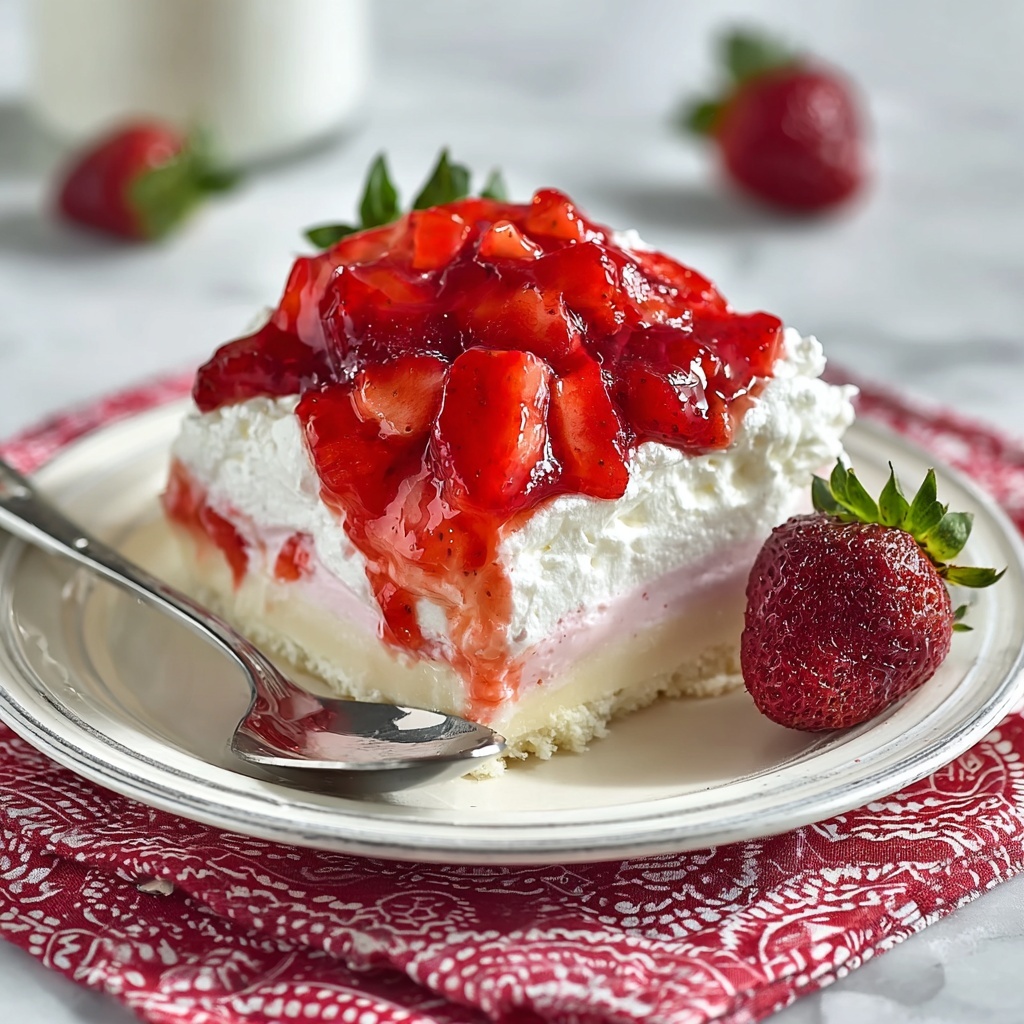 Strawberry Angel Food Dessert Recipe - Recipe Image