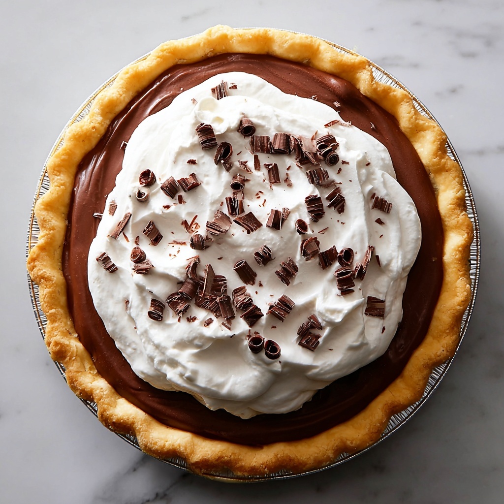 Easy Chocolate Cream Pie Recipe - Recipe Image