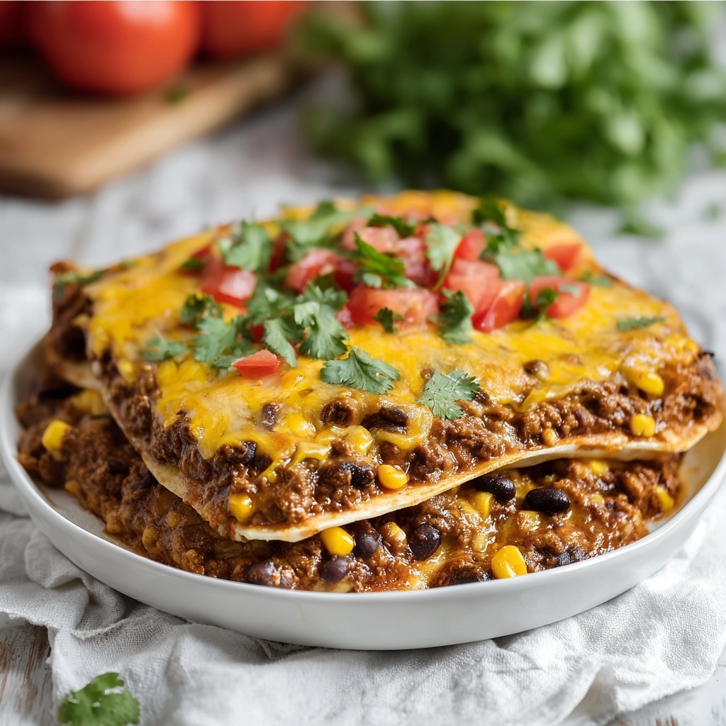 Taco Casserole with Tortillas Recipe - Recipe Image