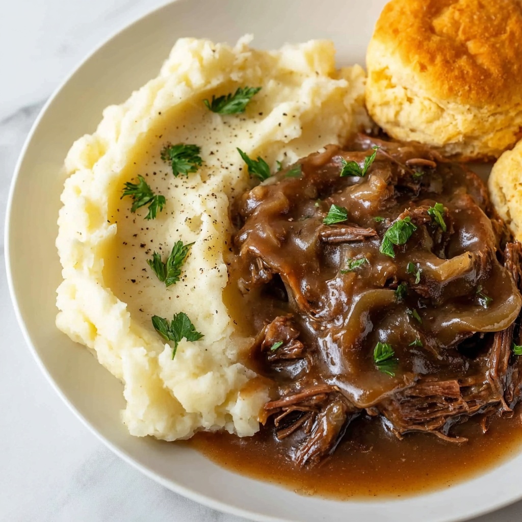 Slow Cooker Beef Manhattan Recipe - Recipe Image