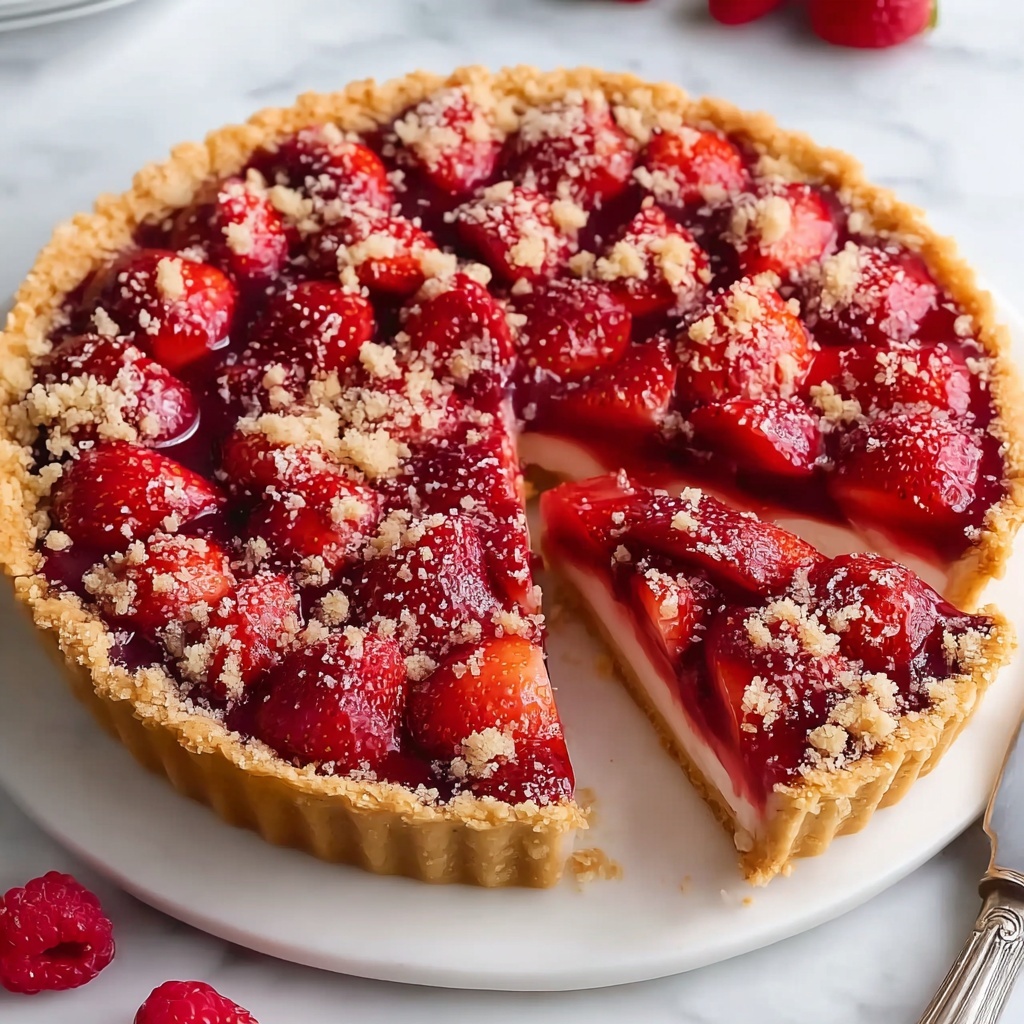 Rhubarb and Strawberry Tart Recipe - Recipe Image
