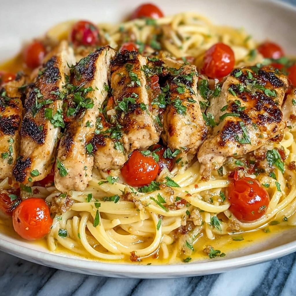Chicken Scampi Pasta Recipe - Recipe Image