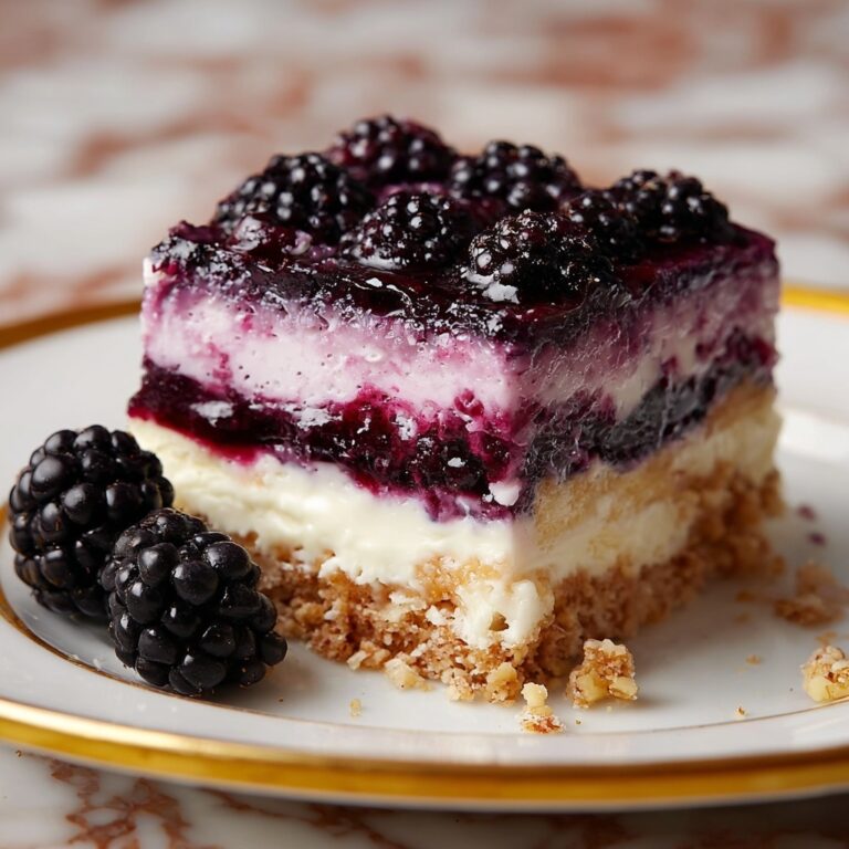 Blackberry Pretzel Dessert Recipe