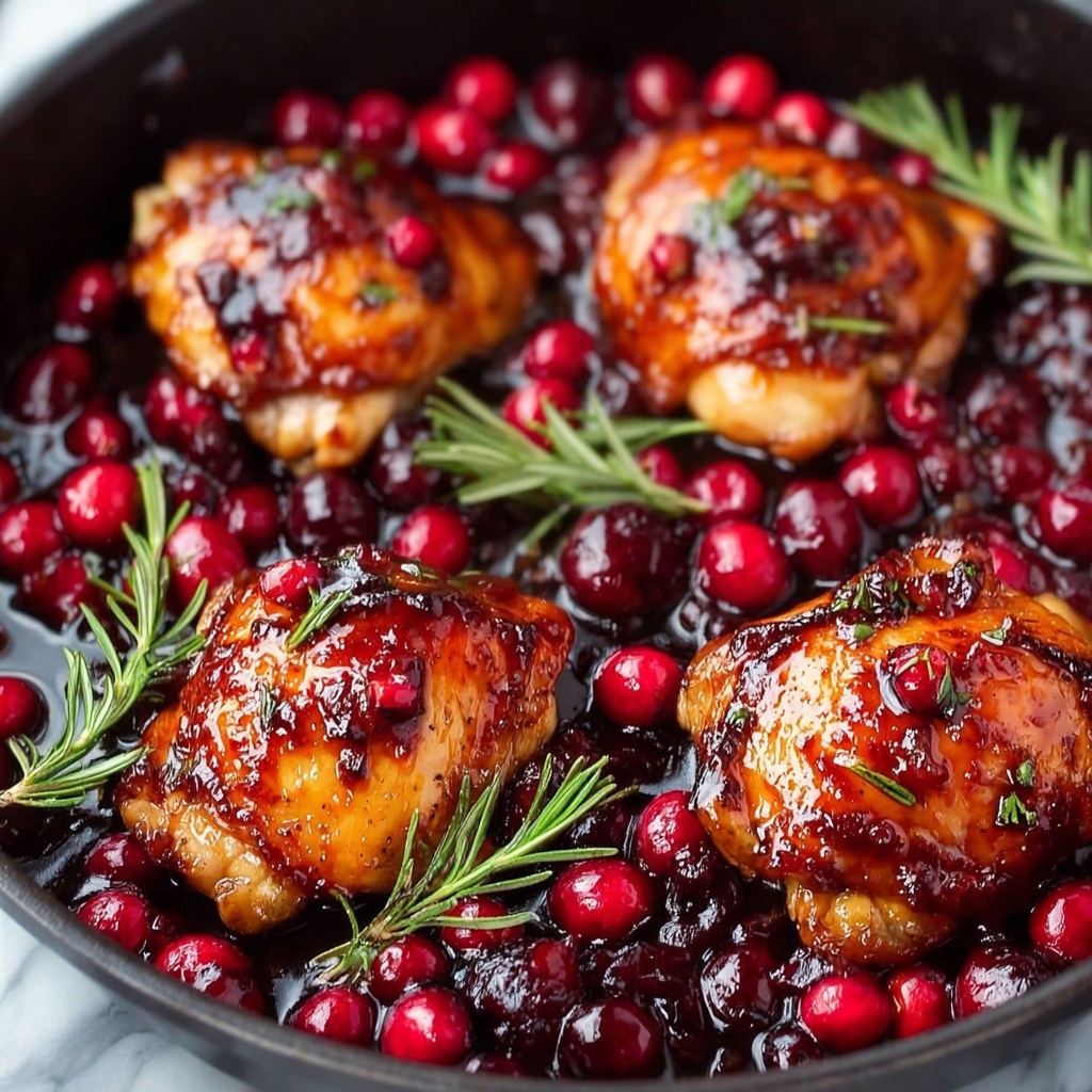 Skillet Cranberry Orange Chicken That'll Brighten Your Dinner Recipe - Recipe Image