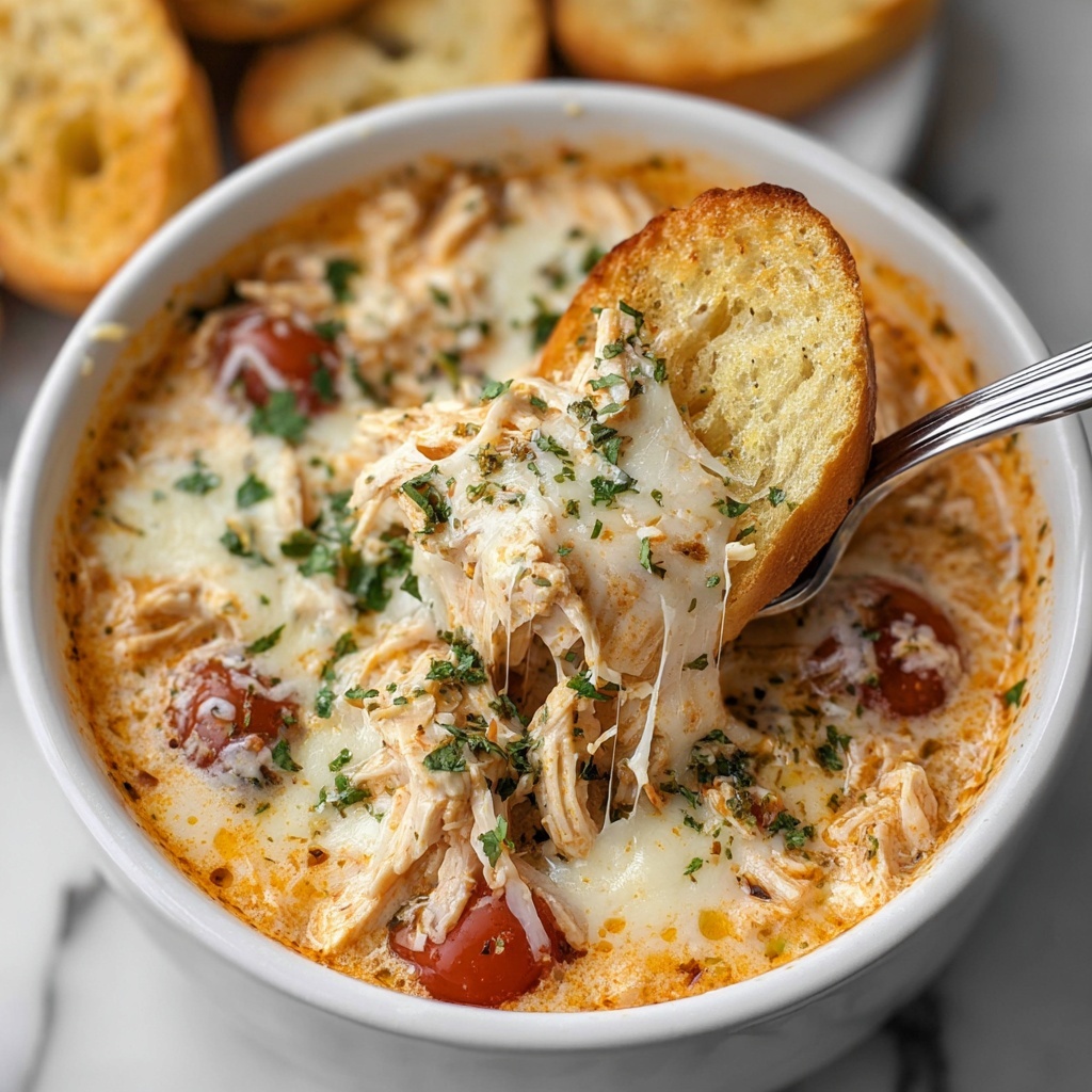 Crockpot Creamy Chicken Parmesan Soup Recipe - Recipe Image