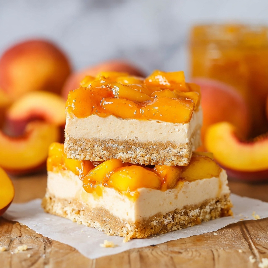 Peach Cheesecake Recipe - Recipe Image