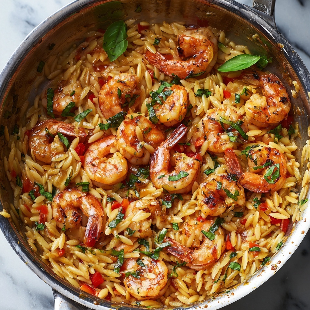 One-Pot Marry Me Shrimp and Orzo Pasta Recipe - Recipe Image