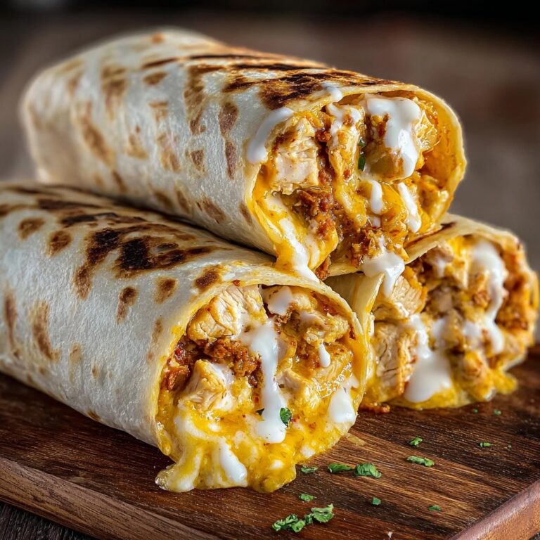 Crispy Air Fryer Hot Chicken Wraps Recipe