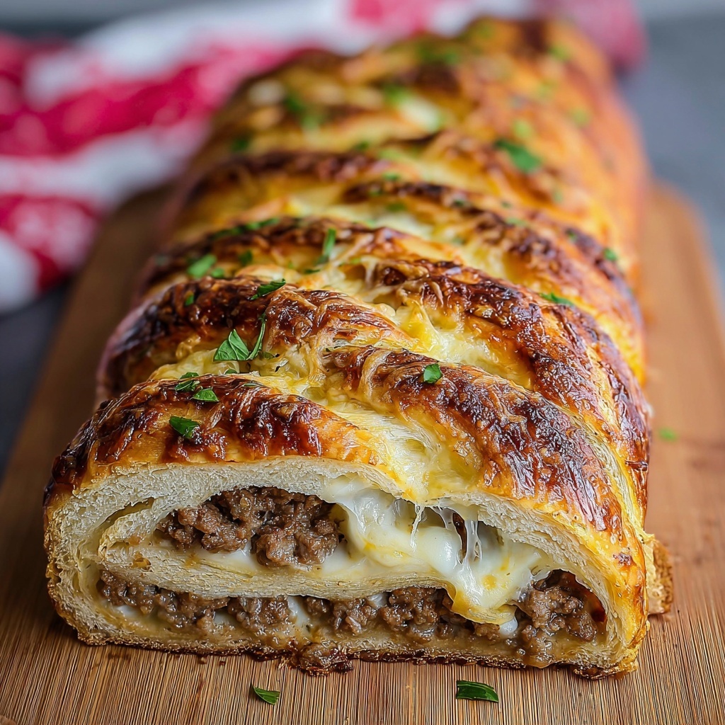 Philly Cheesesteak Stromboli Recipe - Recipe Image