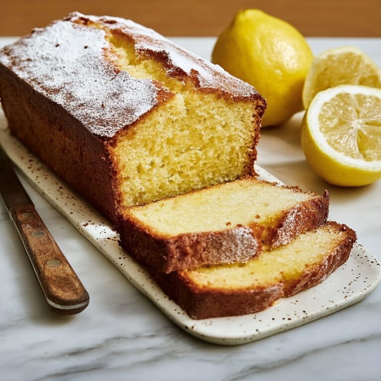 Old-Fashioned Lemon Pound Cake Recipe