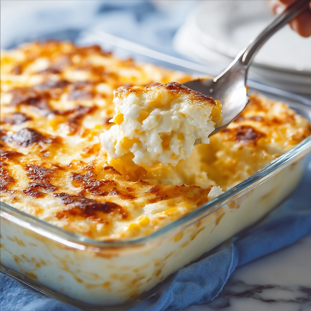 Cream Cheese Corn Casserole Recipe - Recipe Image