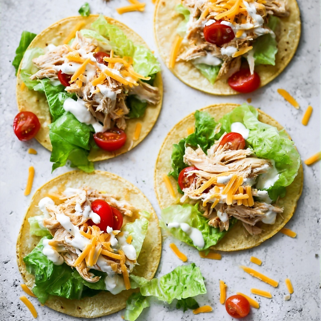 Slow Cooker Chicken Ranch Tacos Recipe - Recipe Image