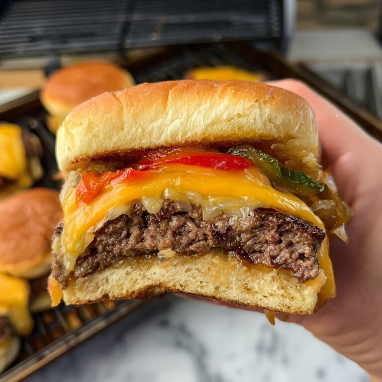 Cheeseburger Sliders with Queso Recipe