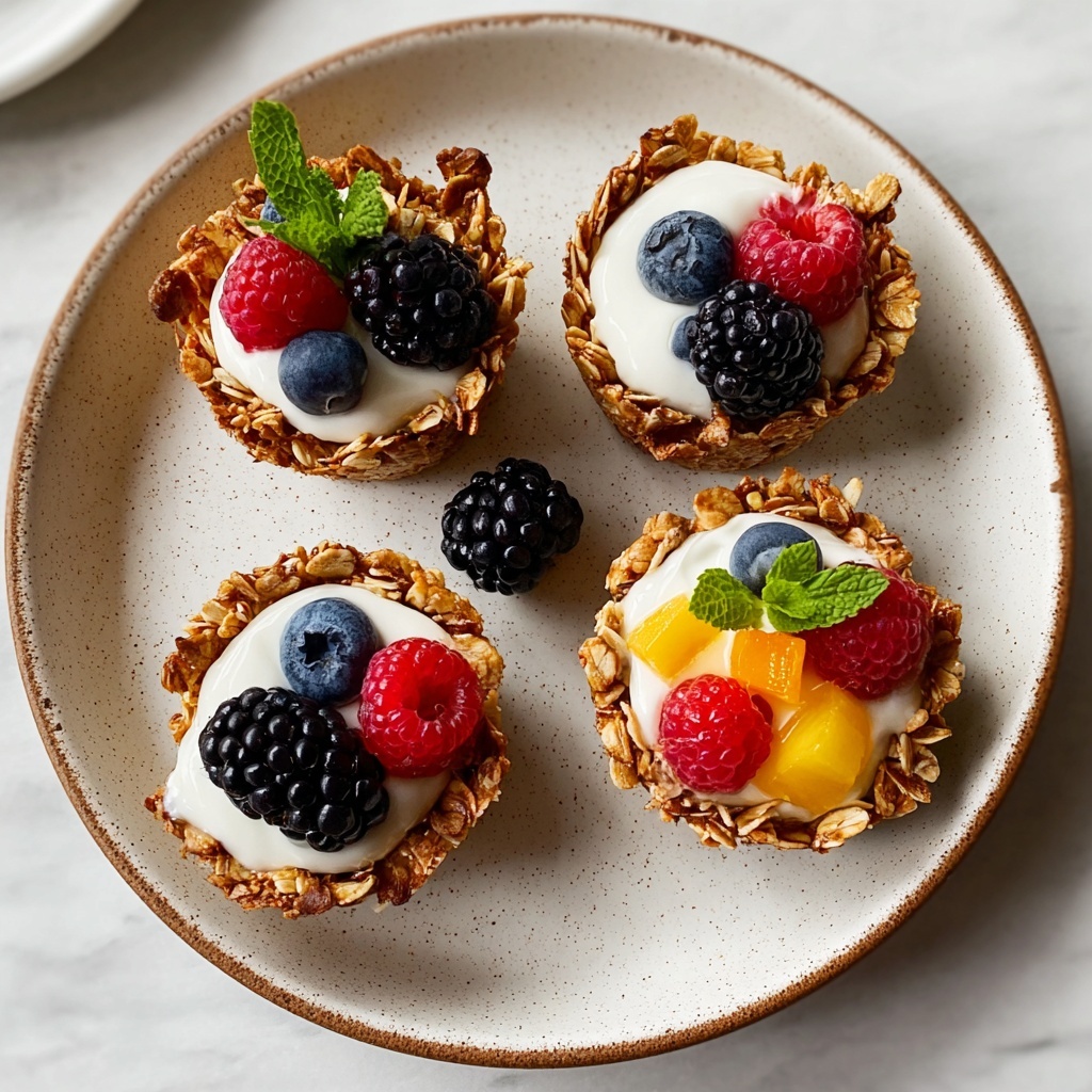 Breakfast Granola Cups Recipe - Recipe Image
